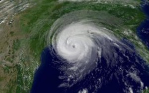 Hurricane Katrina makes landfall in August 2005. (Photo: nps.gov)