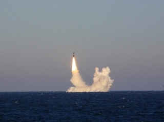 Wednesday's Bulava missile test. (Photo: http://russianmilitaryphotos.files.wordpress.com)