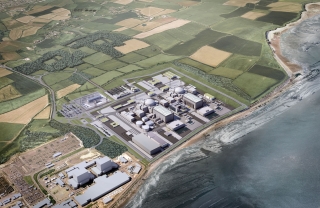 A mock up of the Hinkley Point C project. (Photo: EDF Energy) 