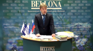 ERC Bellona Executive Director announced the winners of the EcoJurist 2014 competition on Bellona's youtube channel. (Image: Bellona youtube still)