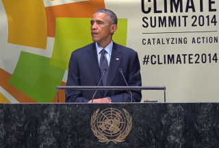 President Obama outlines his climate plan at the UN in September. (Photo: Whitehouse.gov)
