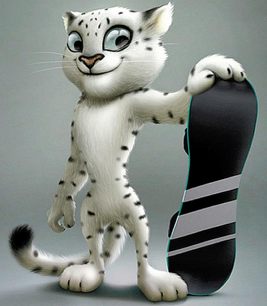 sochi snow leopard mascot
